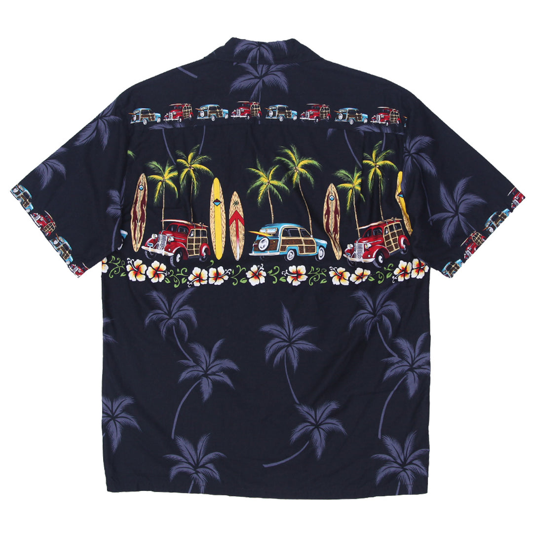 Mens Winnie Fashion Hawaiian Shirt Black - Fashion Rerun Vintage Migration_Shirt