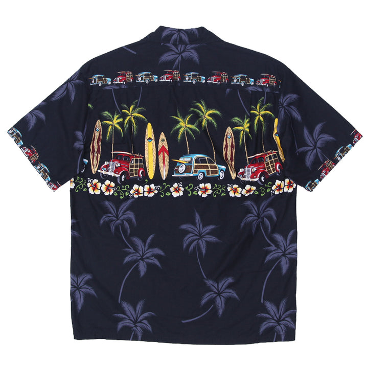 Mens Winnie Fashion Hawaiian Shirt Black - Fashion Rerun Vintage Migration_Shirt