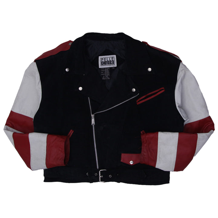 Vintage Pelle Cuir Canada Leather Motorcycle Jacket