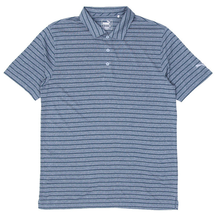 Mens Puma Striped Polo T-Shirt