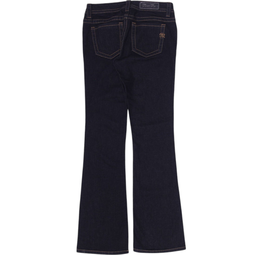 Y2K Ladies Miss Me Mid-Rise Bootcut Denim Jeans Size 28