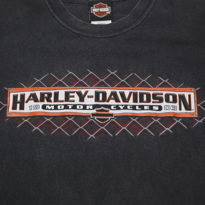 Vintage Harley Davidson Black Made In USA T-Shirt Size L