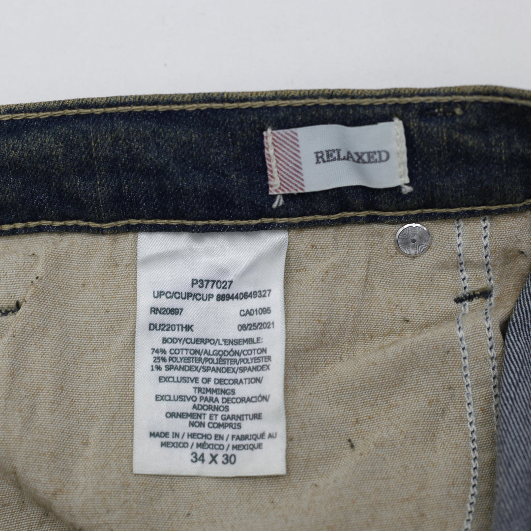 Mens Dickies FLEX Relaxed Fit Carpenter Jeans Size 34x30