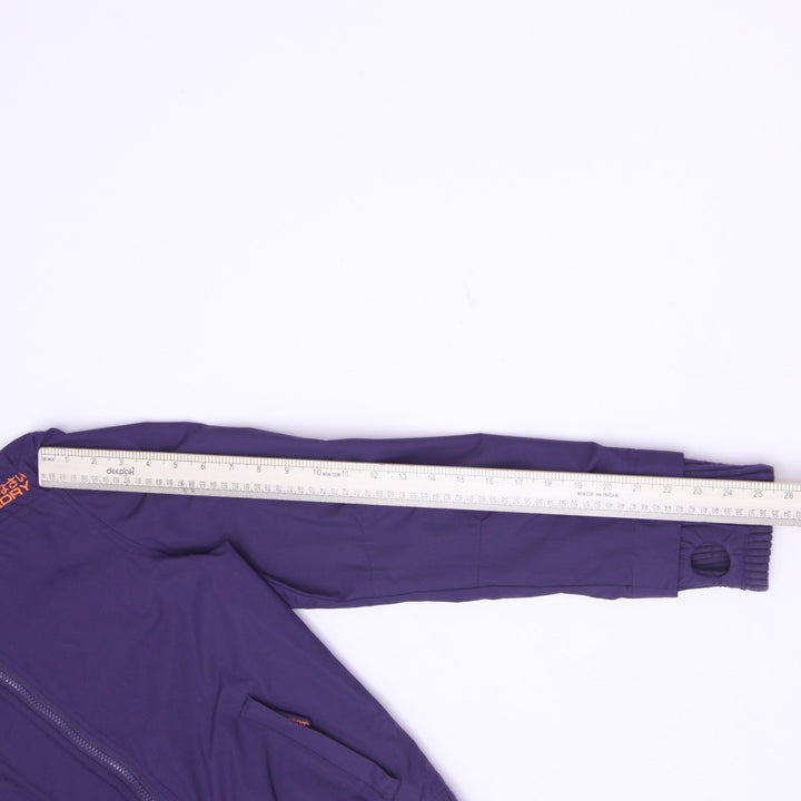 Ladies Superdry Windbomber Ripstop Hooded Bomber Jacket Size L