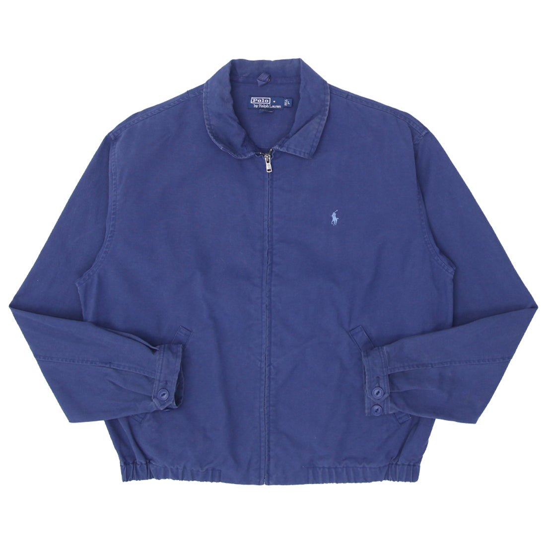 Shop Vintage Polo Ralph Lauren Harrington Jacket, 100% Cotton Navy
