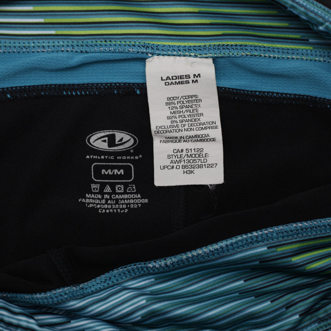 Ladies Athletic Works Breathable Stretch Activewear Pants Size M