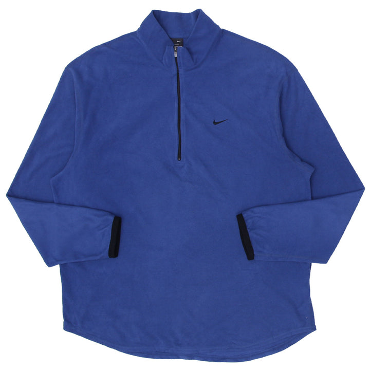 Mens Nike Therma-Fit Quarter Zip Swoosh Embroidered Fleece Pullover - Fashion Rerun Vintage Migration_Sweaters