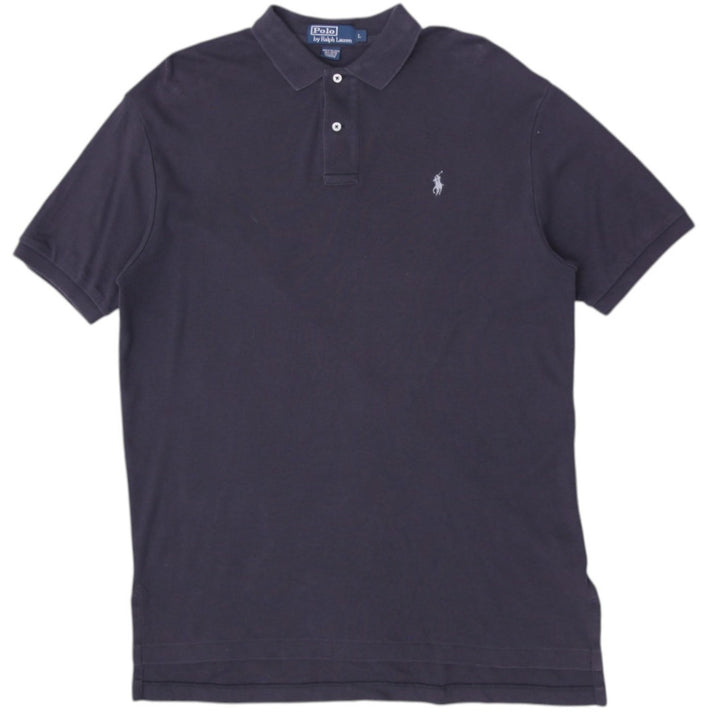 Mens Polo Ralph Lauren Polo Shirt Black Cotton Classic Collar T-Shirt | Migration_T-Shirts RL Collection | Fashion Rerun