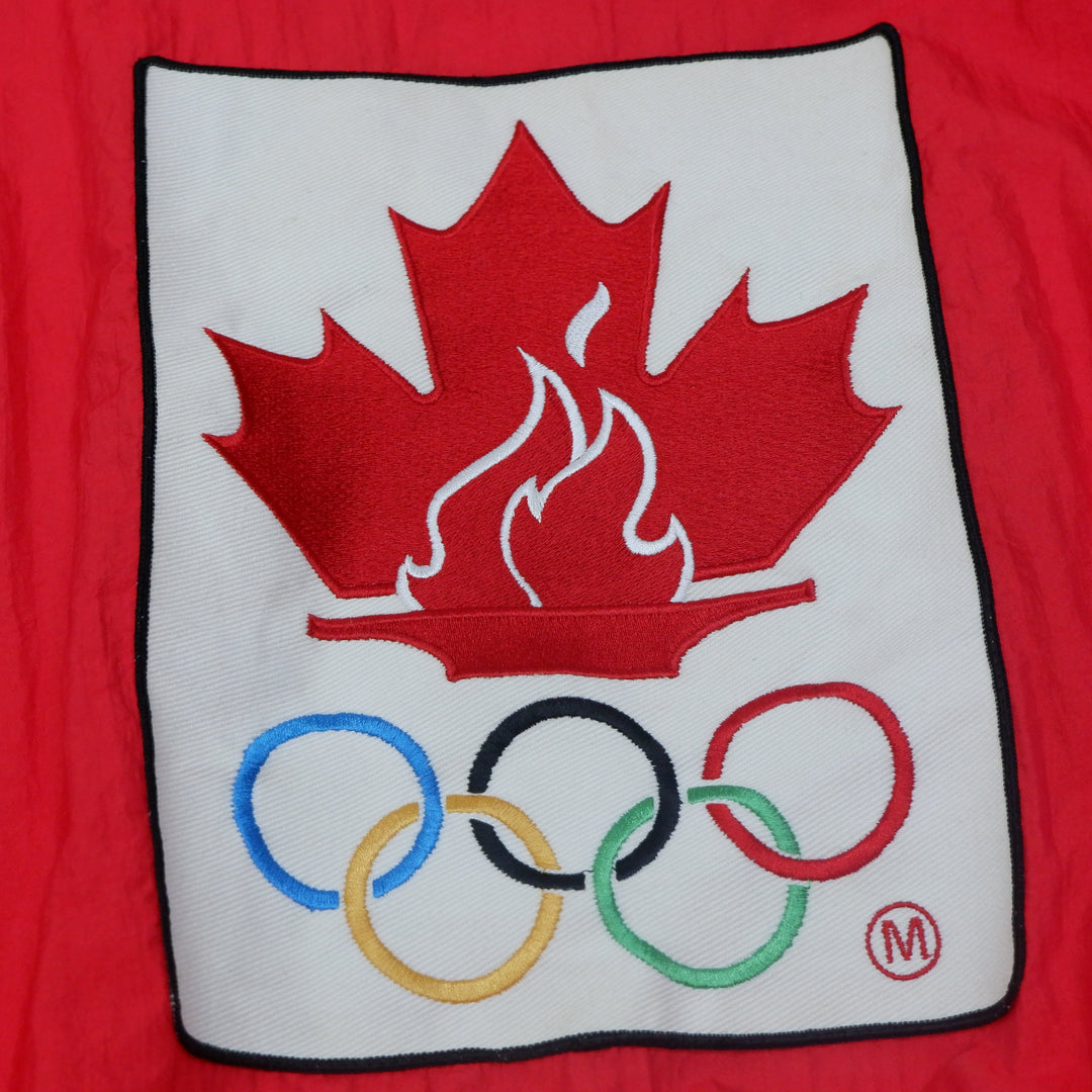 Vintage Team Canada Champion Bomber Jacket 1996 90s Olympics