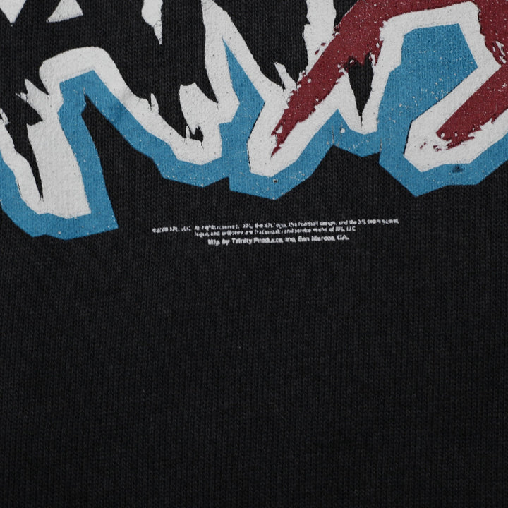 Vintage Delta Memphis Maniax Sweatshirt Black Graphic Logo Pullover XL | Migration_Sweatshirt - Detail View | Fashion Rerun