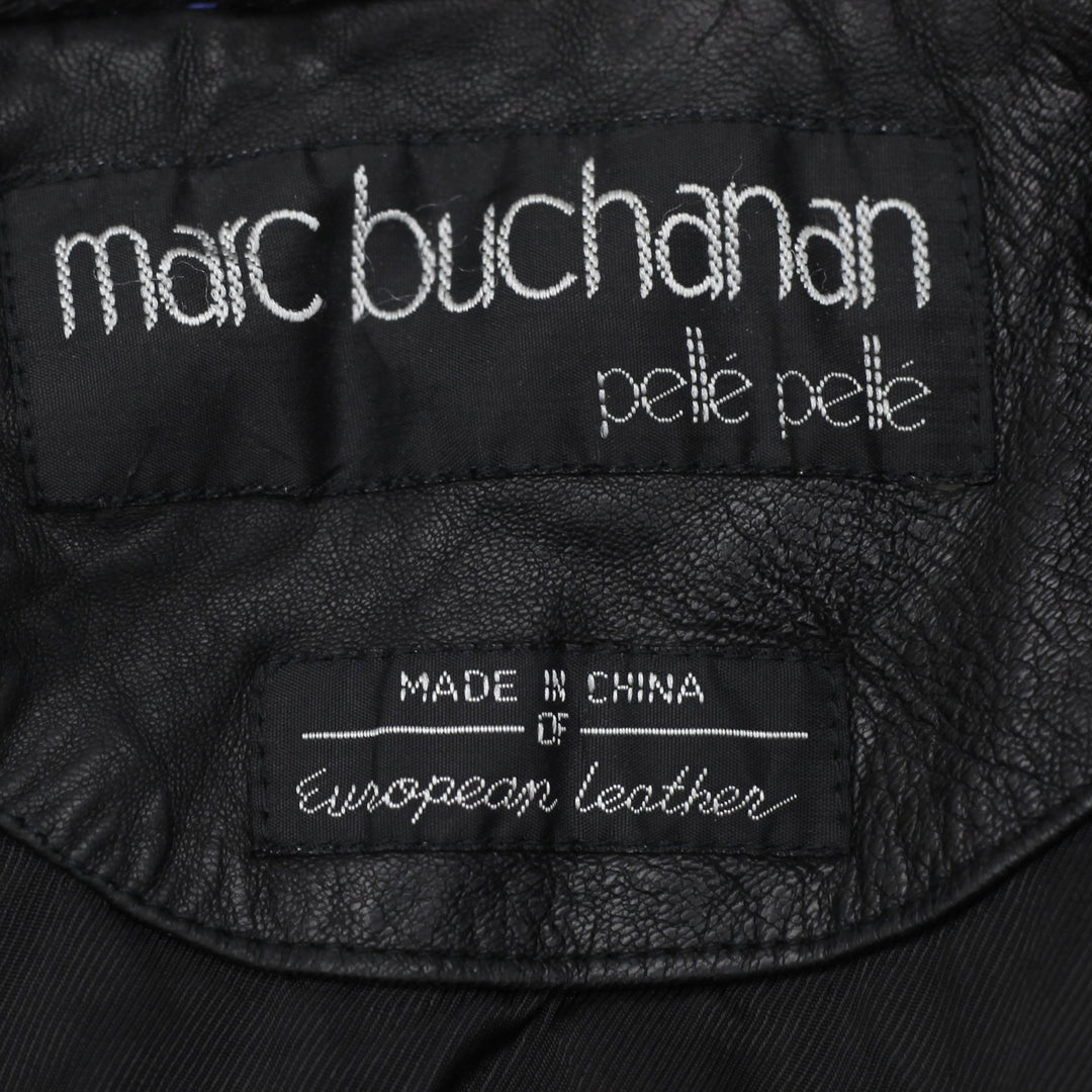 Vintage Marc Buchanan 90s Pelle Pelle Picasso Slightly Distressed Leather Jacket