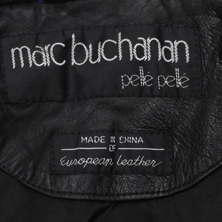 Vintage Marc Buchanan 90s Pelle Pelle Picasso Slightly Distressed Leather Jacket