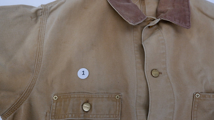 Vintage Mens Carhartt Slightly Distressed Jacket Brown Workwear Canvas | Migration_Jackets UAENAT20 - Detail | Fashion Rerun