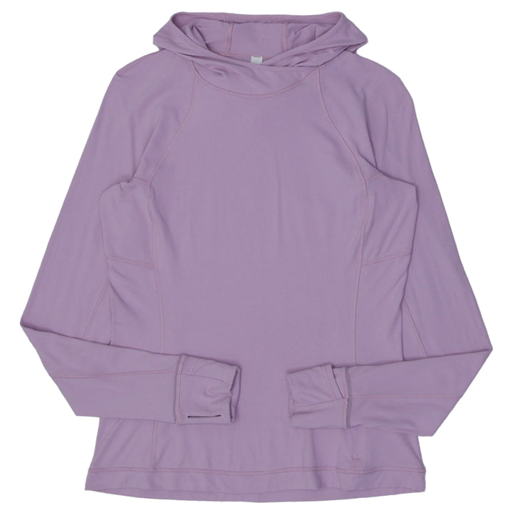 Ladies Lululemon Sports Hooded Long Sleeve T-Shirt