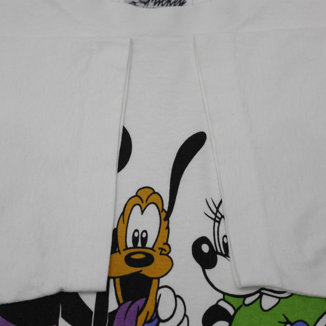 Vintage 90s Disney Mickey Mouse Jerry Leigh Disney Squad T-Shirt S-Stitch