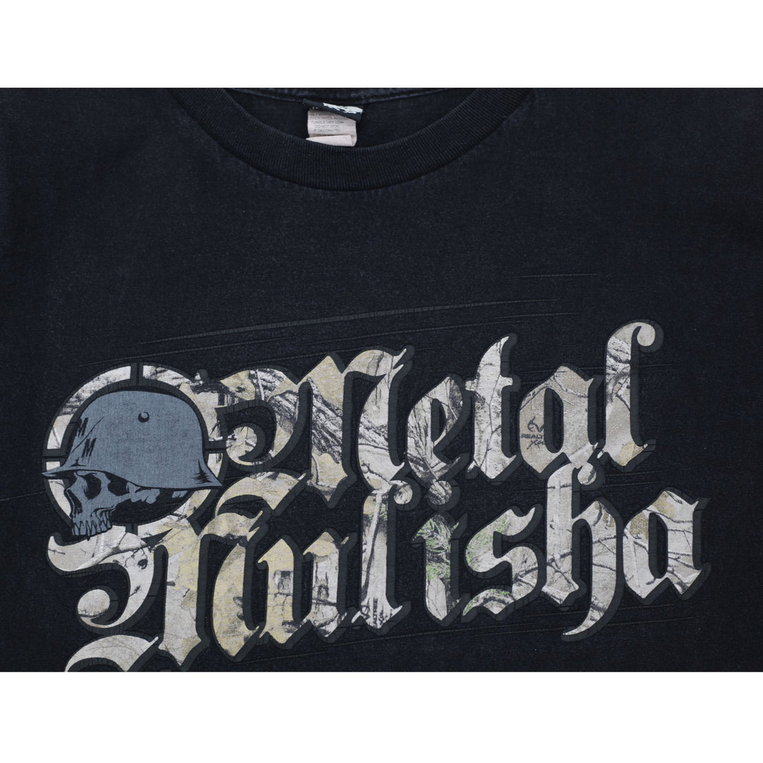 Y2K Mens Metal Mulisha Black Real Tree Camo Logo Graphic T-Shirt Size 2XL