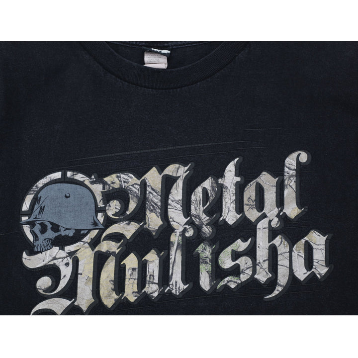 Y2K Mens Metal Mulisha Black Real Tree Camo Logo Graphic T-Shirt Size 2XL