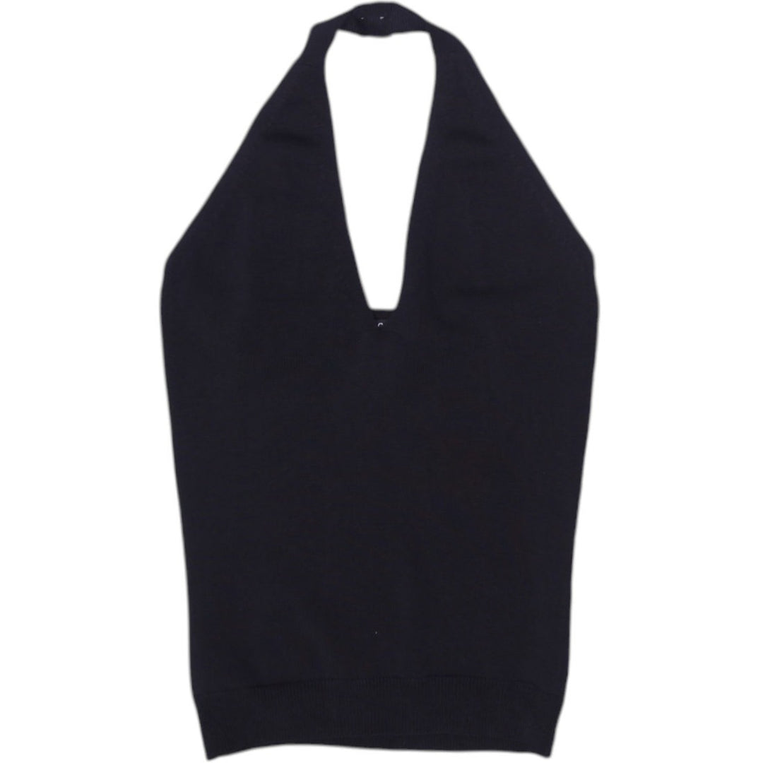 Y2K Ladies Jacob Stretch Knit Halter Sleeveless Top Size S | Migration_Y2K Tops | Fashion Rerun