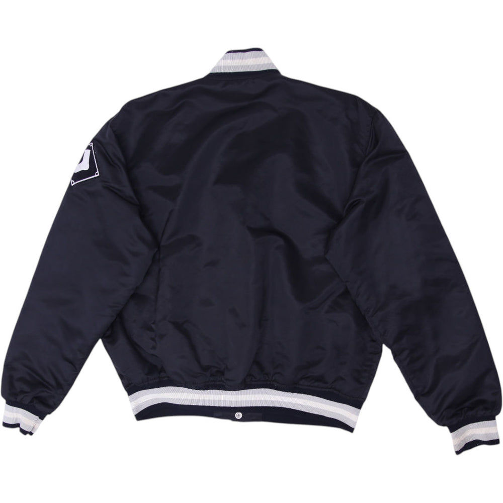 Vintage 90s Starter Chicago White Sox Bomber Jacket Made in USA Size L | Migration_Jackets - Side View | Fashion Rerun