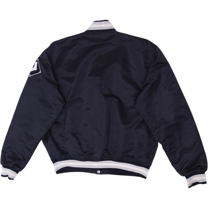 Vintage 90s Starter Chicago White Sox Bomber Jacket Made in USA Size L | Migration_Jackets - Side View | Fashion Rerun