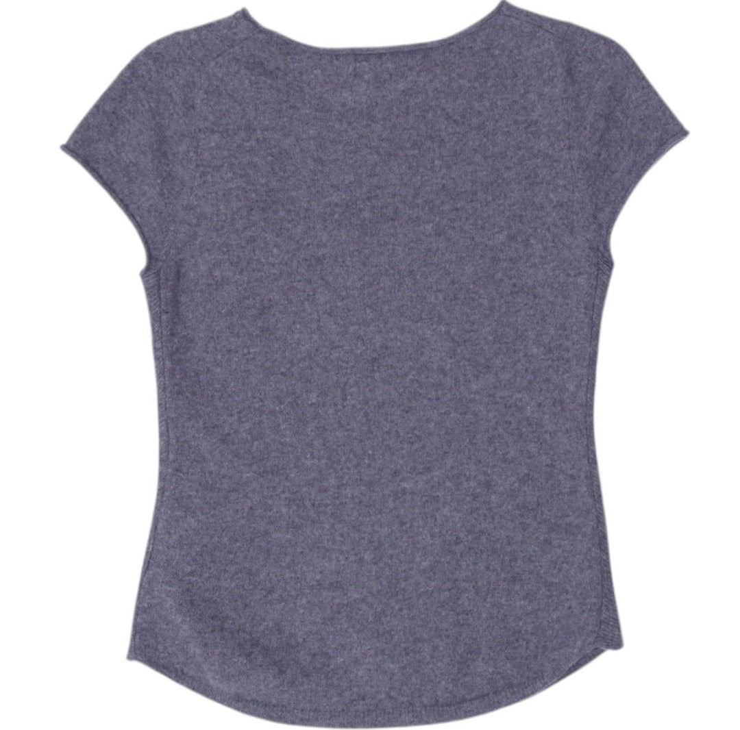 Ladies Tahari Pure Luxe 100% Cashmere Short Sleeve Sweater