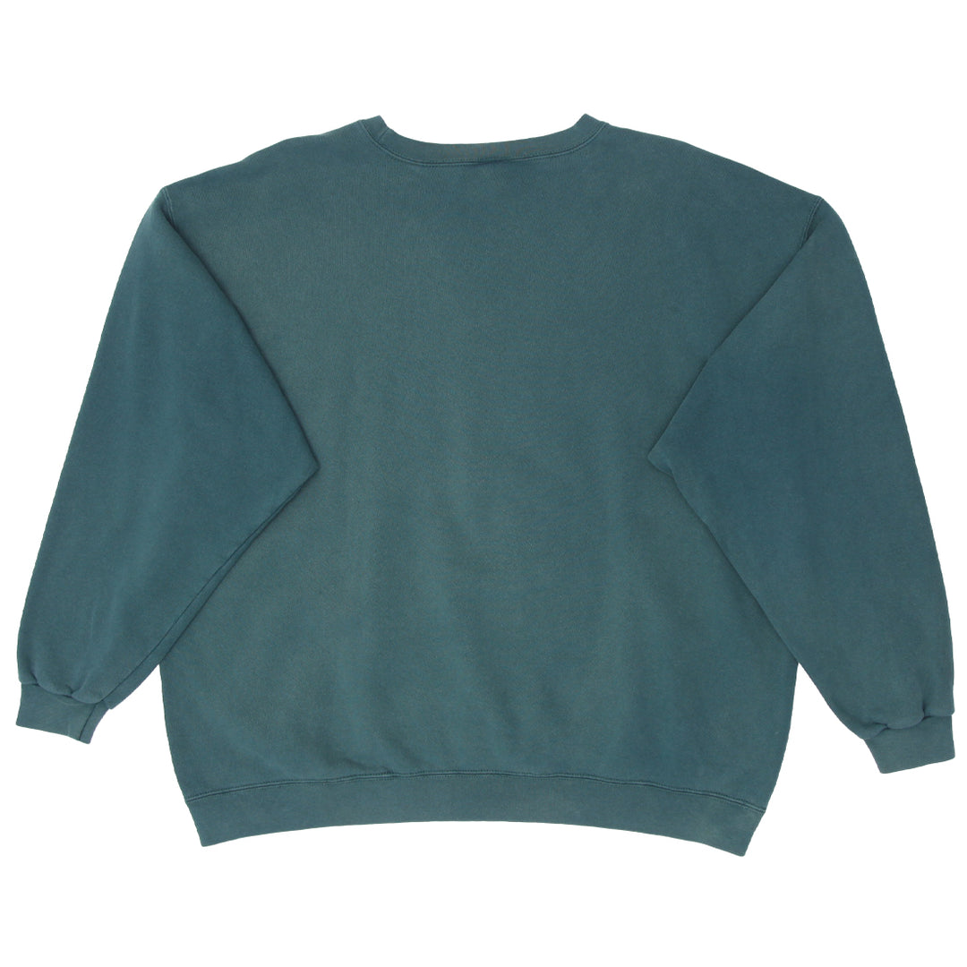 Shop Vintage Nike Sweatshirt Green XL Made In USA 90's Fashion