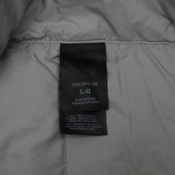 YOUTH GIRLS The North Face Goose Down Puffer Jacket Size L
