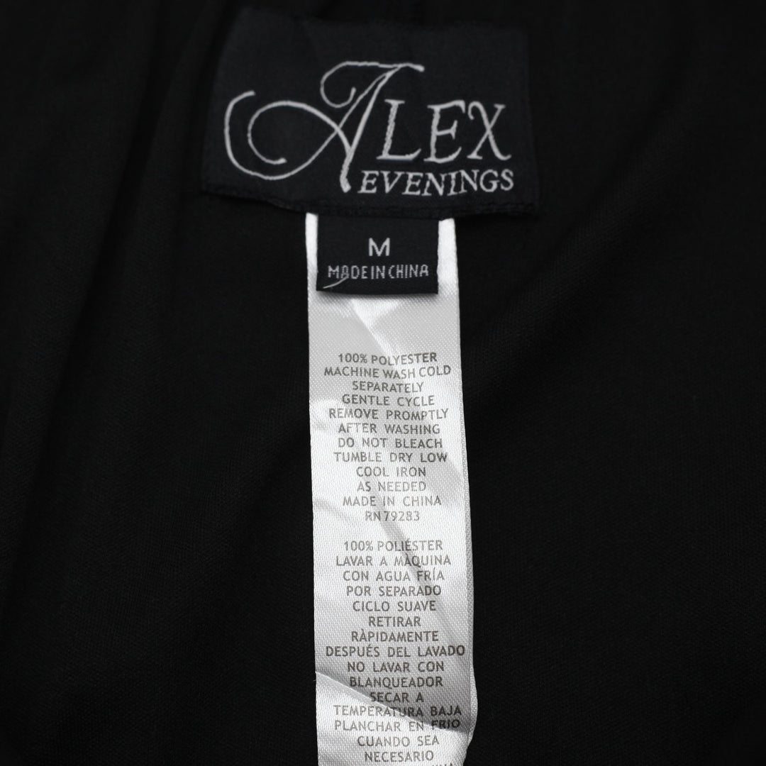 Y2K Ladies Alex Evenings Chiffon Lined Long Maxi Skirt Size M