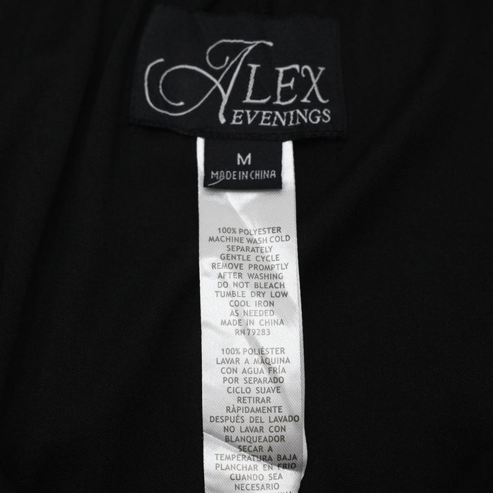 Y2K Ladies Alex Evenings Chiffon Lined Long Maxi Skirt Size M