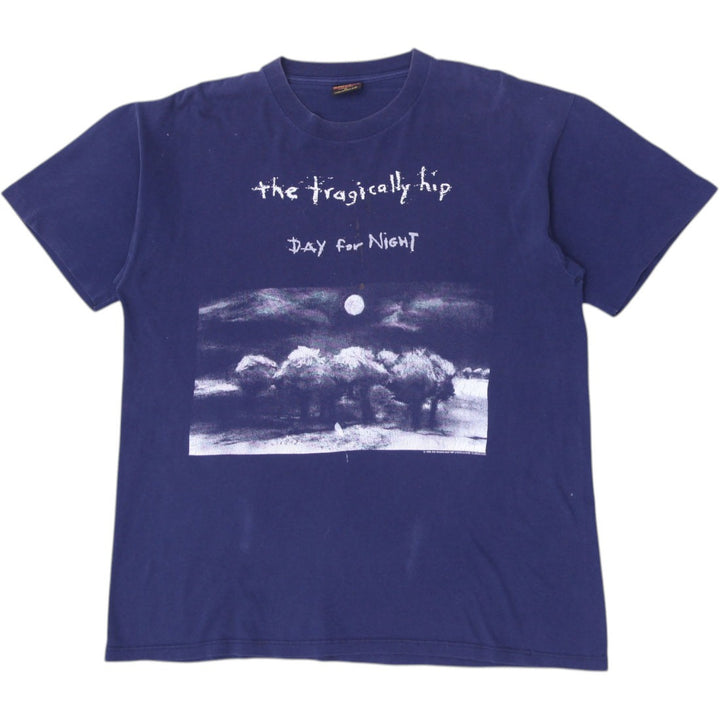 Vintage 1994 The Tragically Hip "Day for Night" Album T-Shirt Mae In USA XL Single Stitch | Migration_T-Shirt | Fashion Rerun