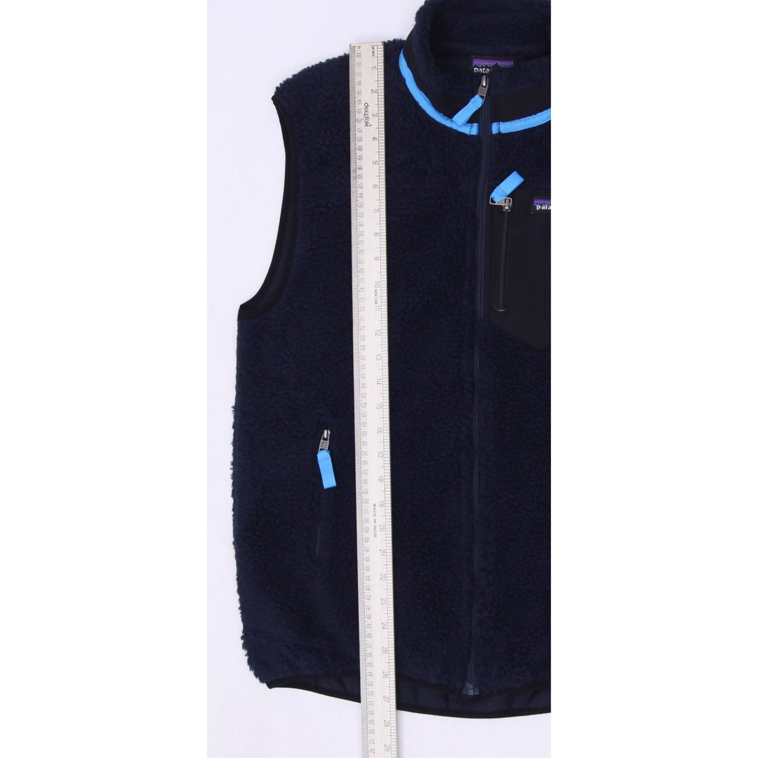 Mens Patagonia Fleece Vest Navy Full Zip Outdoor Warm Large | Migration_Vests - View 7 | Fashion Rerun