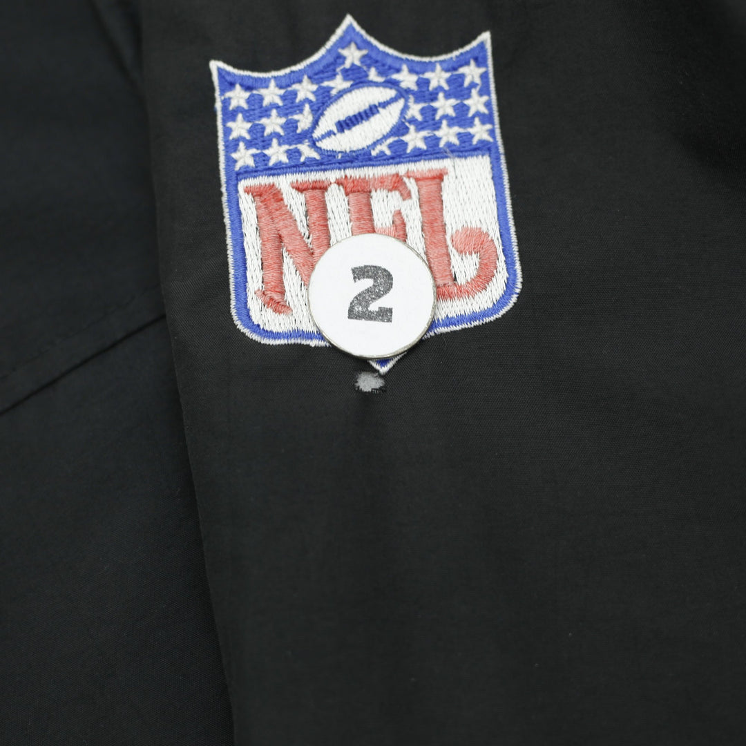 Vintage 90s Starter Raiders Snap Front Hooded NFL Parka Jacket Size M