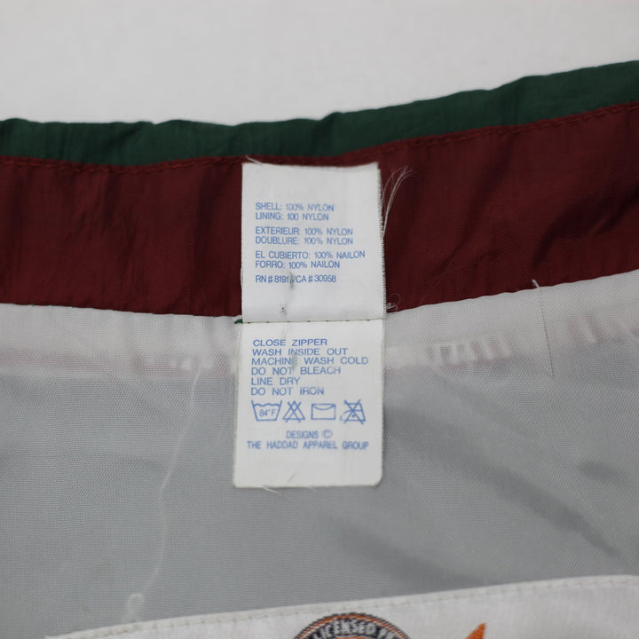 Vintage 1990s Anaheim Mighty Ducks Windbreaker Jacket Green Size XL