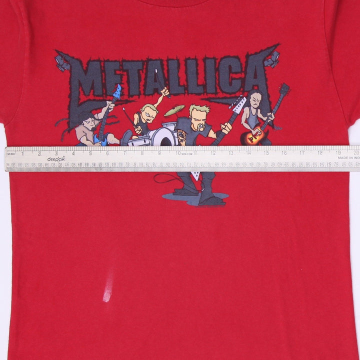 Vintage 2004 Metallica Madly in Anger With the World Tour T-Shirt Medium AAA Tag