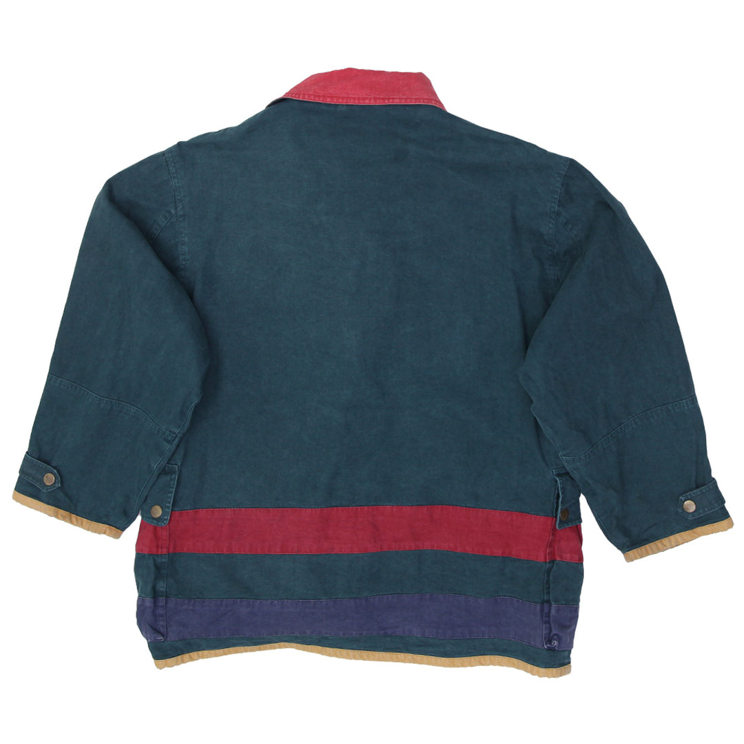 Rugged Green Canvas Braetan Jacket, Vintage 1990s Ladies