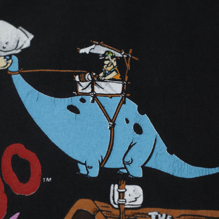 Vintage 90s The Flintstones All Over Print T Shirt Yabba Dabba Doo Heavyweight L