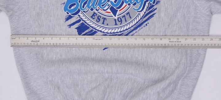 Vintage Trench USA Toronto Blue Jays 1991 Logo Gray Crewneck Sweatshirt Large | Migration_Sweatshirt - View 6 | Fashion Rerun
