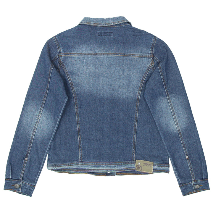 Ladies Silver Jeans Stretch Denim Jacket - Fashion Rerun Vintage Migration_Jacket