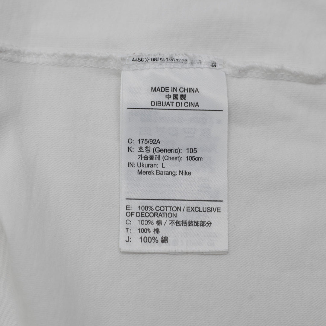 Mens Nike Air T-Shirt White Graphic Logo Tee Size L