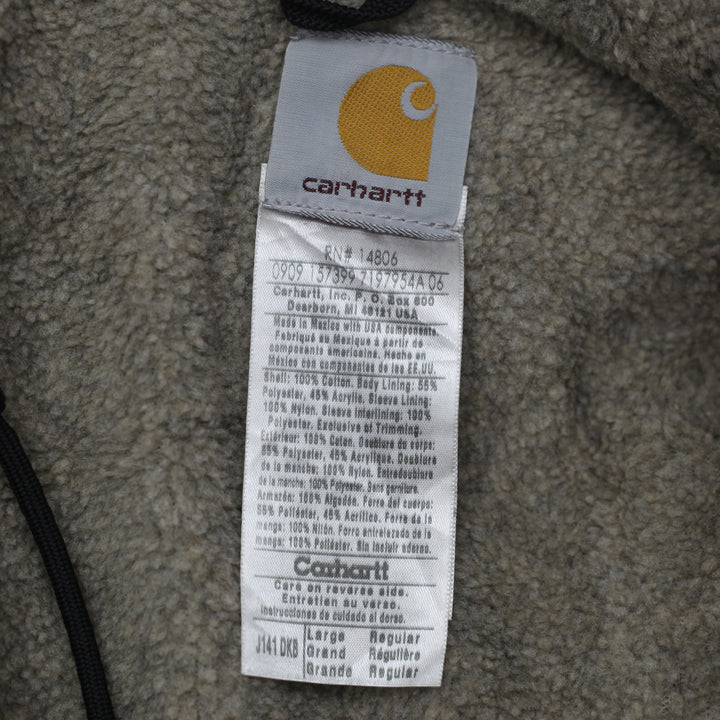 Mens Carhartt J141 DKB Sherpa Lined Hooded Work Jacket - Fashion Rerun Vintage Migration_Jacket