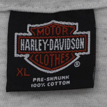 1994 Vintage The Harley Davidson York Museum Tour T-Shirt S.Stitch Made in USA XL - Fashion Rerun Vintage Migration_T-Shirt
