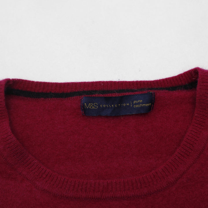Ladies M&S Sweater Pure Cashmere Classic Crewneck Knitwear Size XS | Migration_Knitwear & Sweaters - Back Vie | Fashion Rerun
