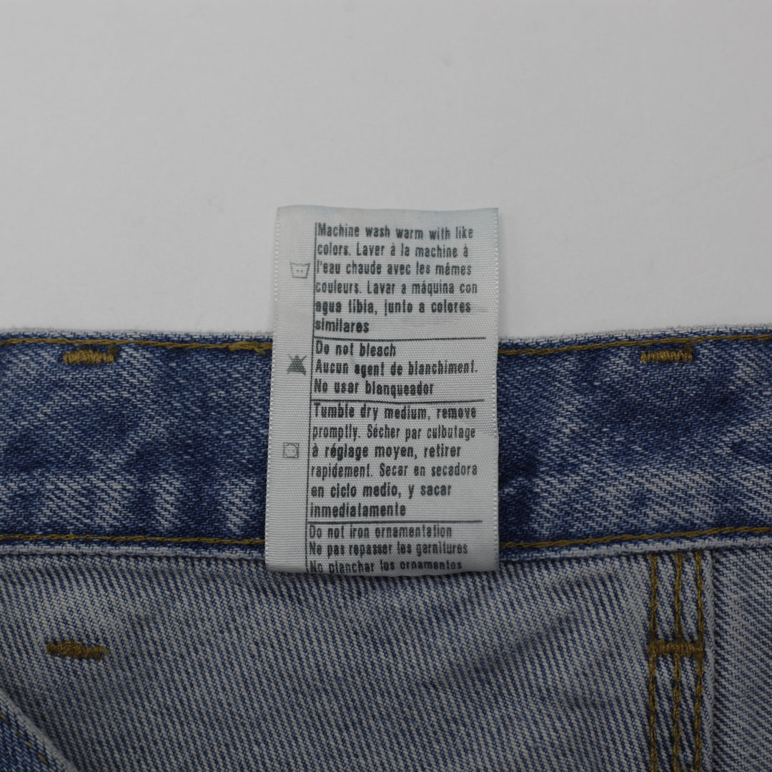 Mens Carhartt  B73-DST Loose Fit Distressed Workwear Denim Jeans Size 32x30