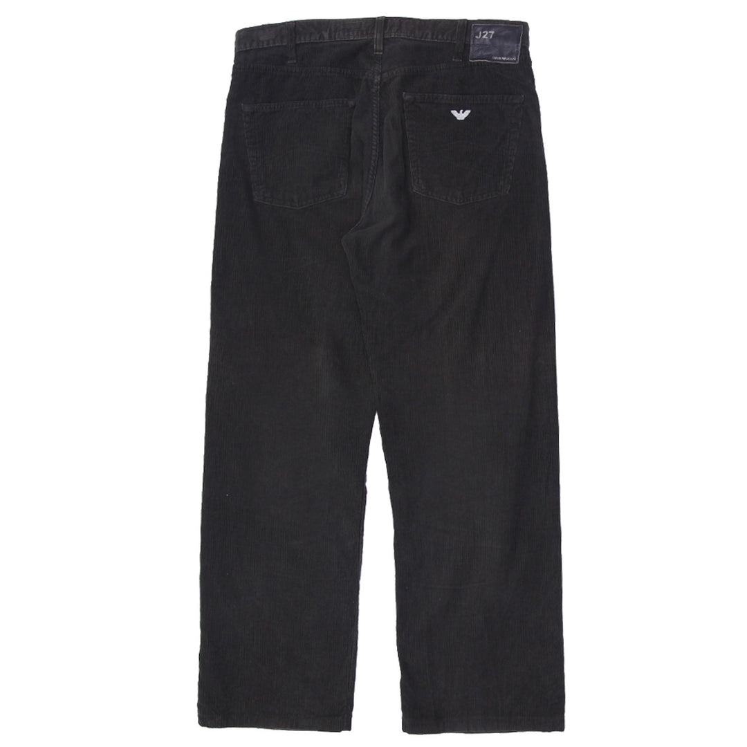 Mens Emporio Armani Button Fly Corduroy Pants