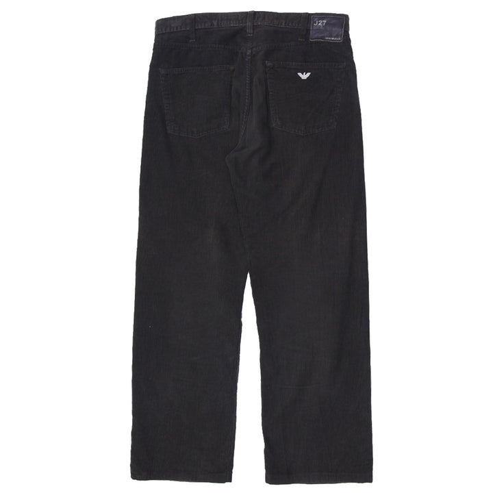 Mens Emporio Armani Button Fly Corduroy Pants
