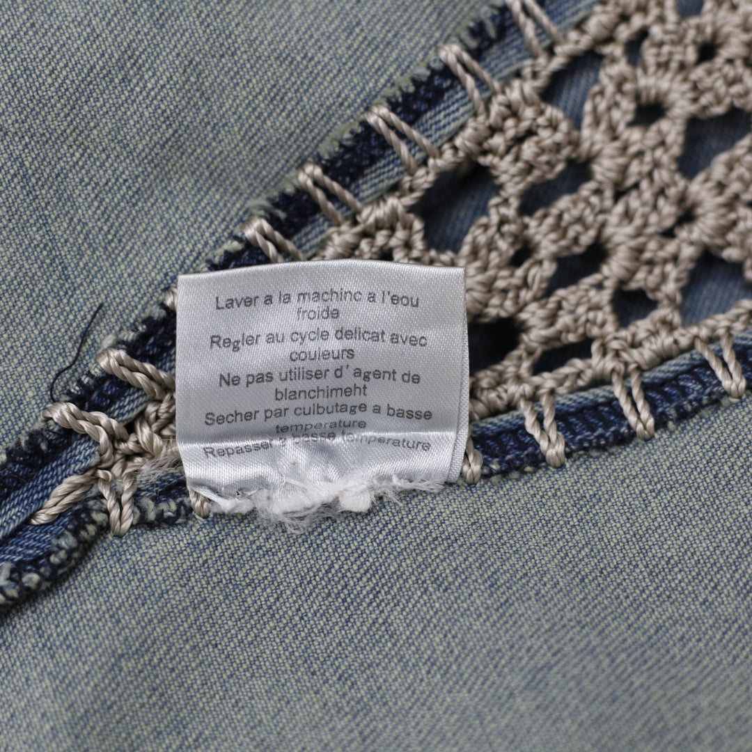 Crochet Detail Denim Jacket Size S | Migration_Jackets - View 7 | Fashion Rerun