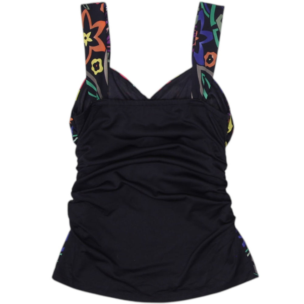 Y2K Ladies Floral Pattern Sleeveless Multi Color Tank Top Size XS | Migration_Tops - Side View | Fashion Rerun