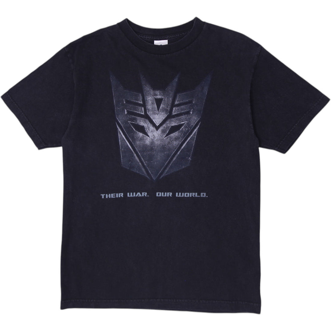 Mens Transformers Decepticon 2007  Movie T-Shirt Black Size M