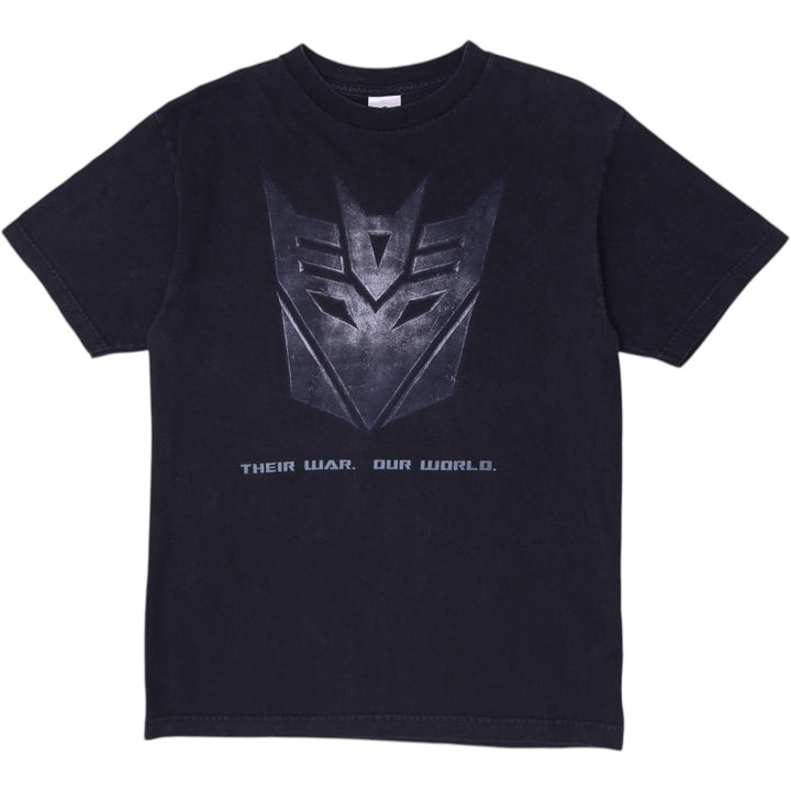 Mens Transformers Decepticon 2007  Movie T-Shirt Black Size M