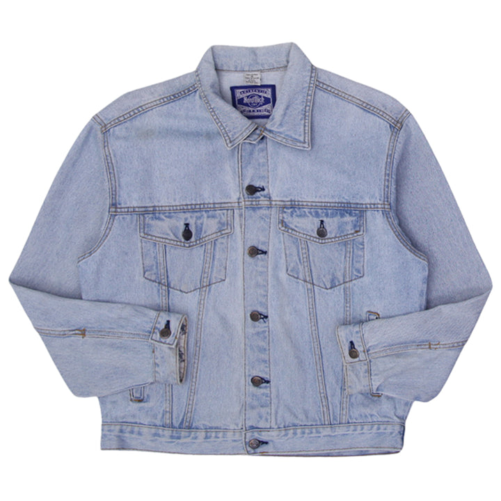 90s style Vintage authentic Hard Rock Café Sydney denim jacket featuring iconic back logo